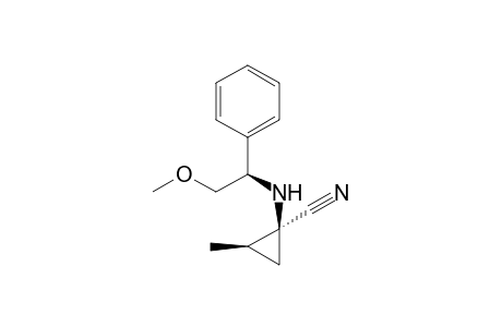 (1S,2R,1'R)-1-[(1'-methoxymethylbenzyl)amino]-2-methylcyclopropanecarbonitrile