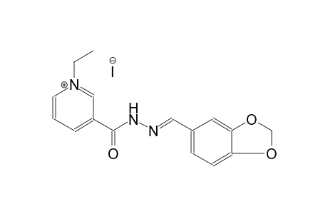 3-{[(2E)-2-(1,3-benzodioxol-5-ylmethylene)hydrazino]carbonyl}-1-ethylpyridinium iodide