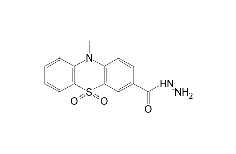 10-methylphenothiazine-3-carboxylic acid, hydrazide, 5,5-dioxide