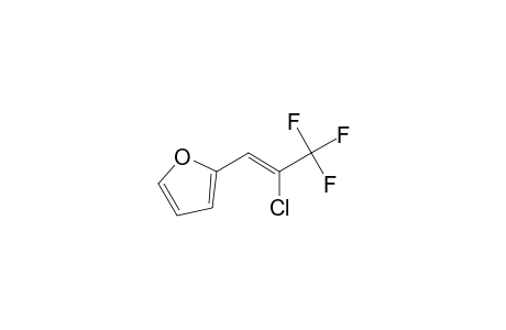 2-Chloro-3,3,3-trifluoro-1-(2-furyl)propene