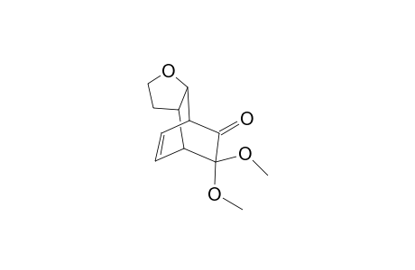 8,8-Dimethoxy-3-oxatricyclo[5.2.2.0(2,6)]undec-10-en-9-one