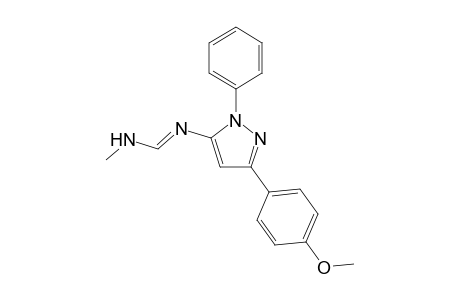 N'-(1-Phenyl-3-(4-methoxylphenyl)-1H-pyrazol-5-yl)-N-methylmethanimidamide