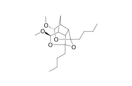 1,9-Di-n-butyl-3 beta,7 .alpha.-dimethoxy-2,8,12-trioxatetracyclo[7.2.1.0.(4,11)0.(6,10)]dodecane