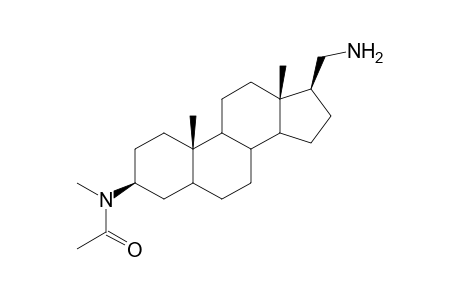 Acetamide, N-[(3.beta.,17.beta.)-17-(aminomethyl)androstan-3-yl]-N-methyl-
