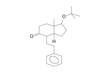 5H-INDEN-5-ONE, 1-(1,1-DIMETHYLETHOXY)OCTAHYDRO-7a-METHYL-4-(2-PHENYLETHYL)-