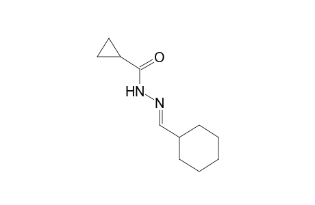 cyclopropanecarboxylic acid, (cyclohexylmethylene)hydrazide