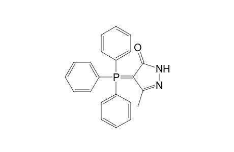 3-methyl-4-triphenylphosphoranylidene-1H-pyrazol-5-one