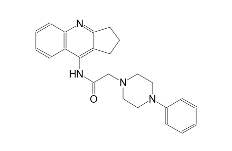 N-(2,3-dihydro-1H-cyclopenta[b]quinolin-9-yl)-2-(4-phenyl-1-piperazinyl)acetamide