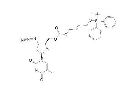 3'-AZIDO-3'-DEOXYTHYMIDIN-5'-YL-O-[TRANS-(4-TERT.-BUTYLDIPHENYLSILOXY)-BUT-2-ENYL]-CARBONATE