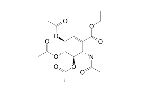 ETHYL-(ANTI)-(ANTI)-(ANTI)-3,4,5-TRIACETOXY-6-N-ACETYLAMINOCYCLOHEX-1-ENE-1-CARBOXYLATE