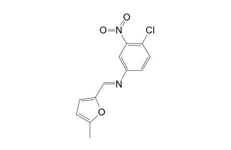 4-Chloro-N-[(E)-(5-methyl-2-furyl)methylidene]-3-nitroaniline