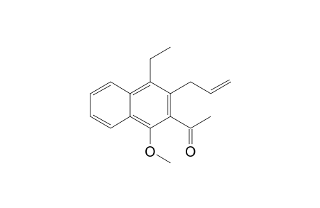 3-Acetyl-2-allyl-1-ethyl-4-methoxynaphthalene