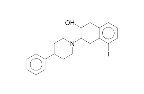 5-Iodo-3-(4-phenyl-piperidin-1-yl)-1,2,3,4-tetrahydro-naphthalen-2-ol