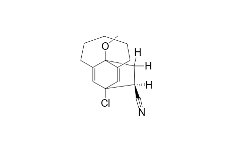 1-Chloro-11(12)-cyano-10-methoxytricyclo[7.3.1.0(3,10)]trideca-2,9(13)-diene