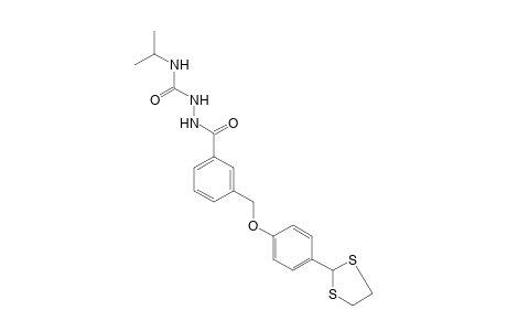 1-{alpha-[p-(1,3-dithiolan-2-yl)phenoxy]-m-toluoyl}-4-isopropylsemicarbazide