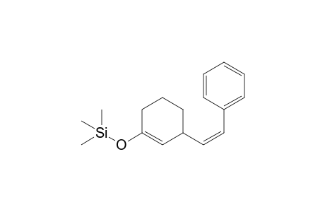 Trimethyl ({3-[(Z)-2-phenylethenyl]-1-cyclohexen-1-yl}oxy)silane