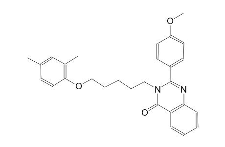 3-[5-(2,4-dimethylphenoxy)pentyl]-2-(4-methoxyphenyl)-4(3H)-quinazolinone