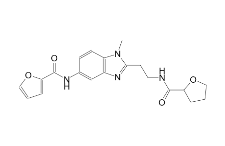2-furancarboxamide, N-[2-[5-[(2-furanylcarbonyl)amino]-1-methyl-1H-benzimidazol-2-yl]ethyl]tetrahydro-