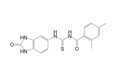 N-(2,4-dimethylbenzoyl)-N'-(2-oxo-2,3-dihydro-1H-benzimidazol-5-yl)thiourea