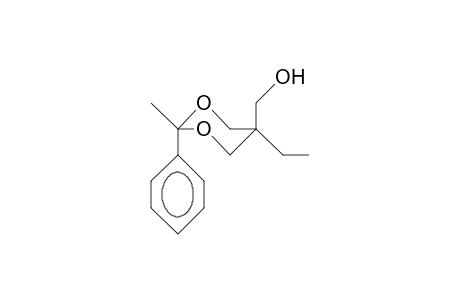 5-Ethyl-2-methyl-trans-2-phenyl-1,3-dioxane-5-methanol