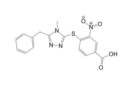 4-[(5-benzyl-4-methyl-4H-1,2,4-triazol-3-yl)sulfanyl]-3-nitrobenzoic acid