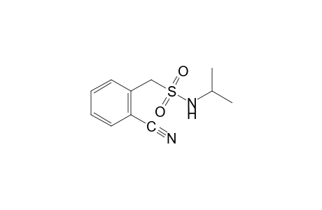 o-cyano-N-isopropyl-α-toluenesulfonamide