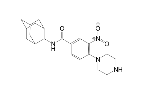 N-(2-adamantyl)-3-nitro-4-(1-piperazinyl)benzamide