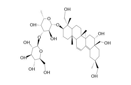 16alpha,23,28,30-TETRAHYDROXYOLEAN-11,13(18)-DIEN-3beta-YL-beta-D-GLUCOPYRANOSYL-(1->3)-beta-D-FUCOPYRANOSIDE