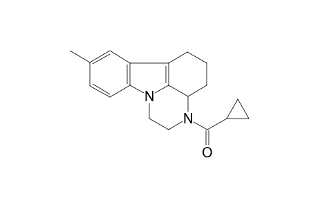 3-(cyclopropylcarbonyl)-8-methyl-2,3,3a,4,5,6-hexahydro-1H-pyrazino[3,2,1-jk]carbazole