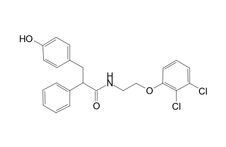 N-[2-(2,3-dichlorophenoxy)ethyl]-3-(4-hydroxyphenyl)-2-phenyl-propanamide