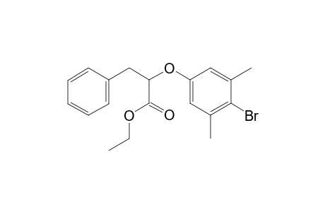 Ethyl 2-(4-bromo-3,5-dimethyl-phenoxy)-3-phenylpropanoate