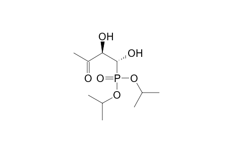 Phosphonic acid, (1,2-dihydroxy-3-oxobutyl)-, bis(1-methylethyl)ester, (R*,R*)-(.+-.)-