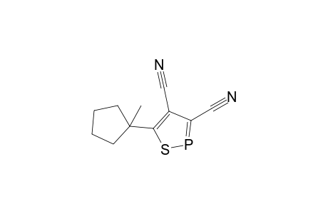 5-(1-Methylcyclopentyl)-1,2-thiaphosphole-3,4-dicarbonitrile