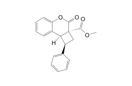 Methyl rel-(1R,2aS,8bS)-3-Oxo-1-phenyl-1,2,2a,8b-tetrahydro-3H-benzo[b]cyclobuta[d]pyran-2a-carboxylate