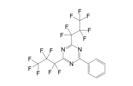 2,4-bis(1,1,2,2,3,3,3-heptafluoropropyl)-6-phenyl-1,3,5-triazine