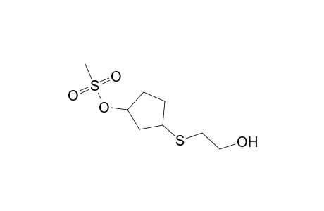 3-Hydroxyethylthio-1-(methylsulfonyloxy)cyclopentane
