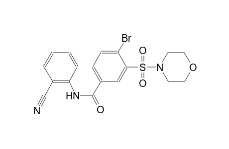 benzamide, 4-bromo-N-(2-cyanophenyl)-3-(4-morpholinylsulfonyl)-