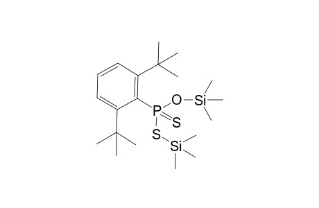 O,S-bis(trimethylsilyl) 2,6-di-tert-butylphenylphosphonodithioate
