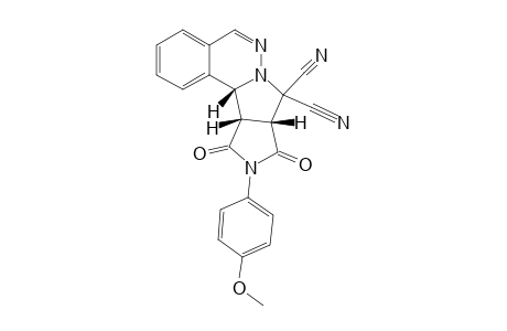 ENDO-1,2-(DICARBOXY-N-PARA-METHOXYPHENYLIMIDO)-3,3-DICYANO-1,2,3,10B-TETRAHYDROPYRROLO-[2,1-A]-PHTHALAZINE