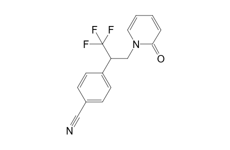 4-(1,1,1-Trifluoro-3-(2-oxopyridin-1(2H)-yl)propan-2-yl)benzonitrile