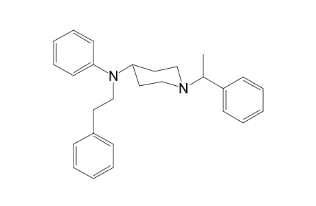 N-Phenyl-N-(2-phenylethyl)-1-(1-phenylethyl)piperidin-4-amine