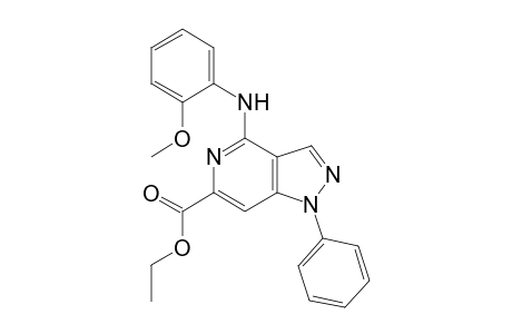 4-(Methoxyphenyl)amino-6-ethoxycarbonyl-1-phenyl-1H-pyrazolo[4,3-c]pyridine