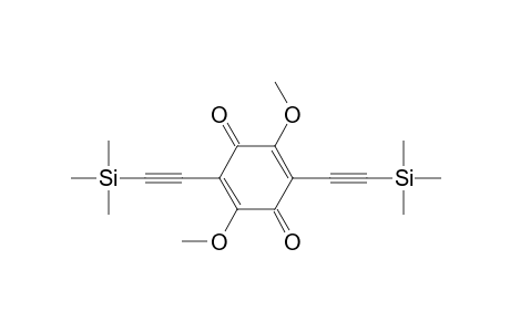 2,5-Dimethoxy-3,6-bis((trimethylsilyl)ethynyl)-2,5-cyclohexadiene-1,4-dione