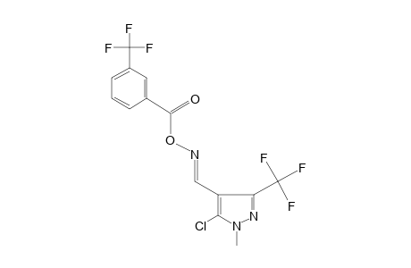 5-CHLORO-1-METHYL-3-(TRIFLUOROMETHYL)PYRAZOLE-4-CARBOXALDEHYDE, O-(alpha,alpha,alpha-TRIFLUORO-m-TOLUOYL)OXIME