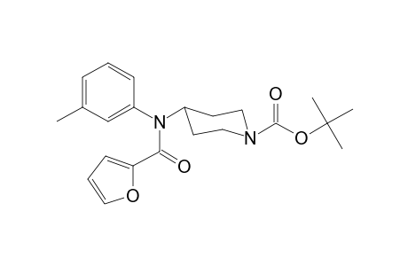tert-Butyl 4-[(3-methylphenyl)(furan-2-carbonyl)amino]piperidine-1-carboxylate