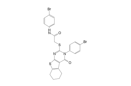 N-(4-bromophenyl)-2-{[3-(4-bromophenyl)-4-oxo-3,4,5,6,7,8-hexahydro[1]benzothieno[2,3-d]pyrimidin-2-yl]sulfanyl}acetamide