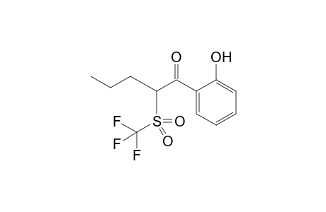 1-(2-Hydroxyphenyl)-2-[(trifluoromethyl)sulfonyl]pentan-1-one