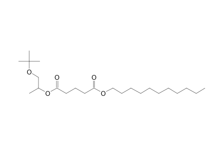 Glutaric acid, 1-(tert-butoxy)prop-2-yl undecyl ester