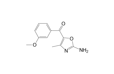 (2-amino-4-methyl-1,3-oxazol-5-yl)-(3-methoxyphenyl)methanone