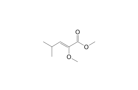 2-Pentenoic acid, 2-methoxy-4-methyl, methyl ester